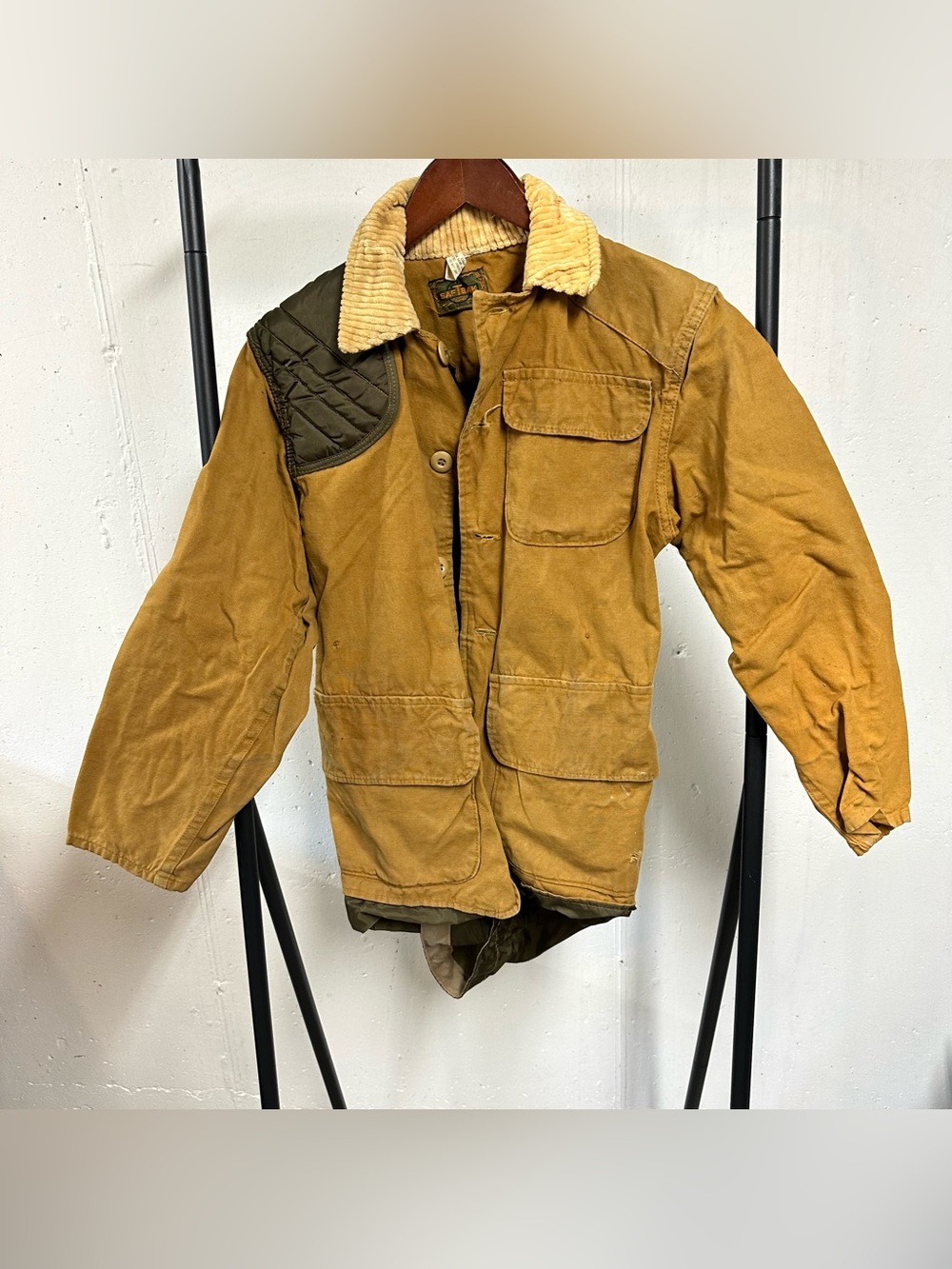 Vintage Saftbak Hunting Jacket Mens M 60s 70s Style Canvas Duck